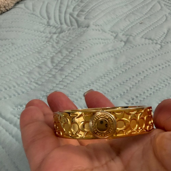 Coach Signature C Wide Bangle Bracelet - Picture 3 of 7